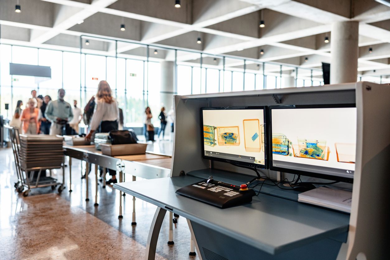 Control de seguridad de un aeropuerto