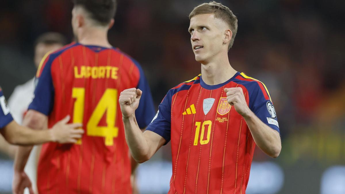 Dani Olmo, ante Turquía