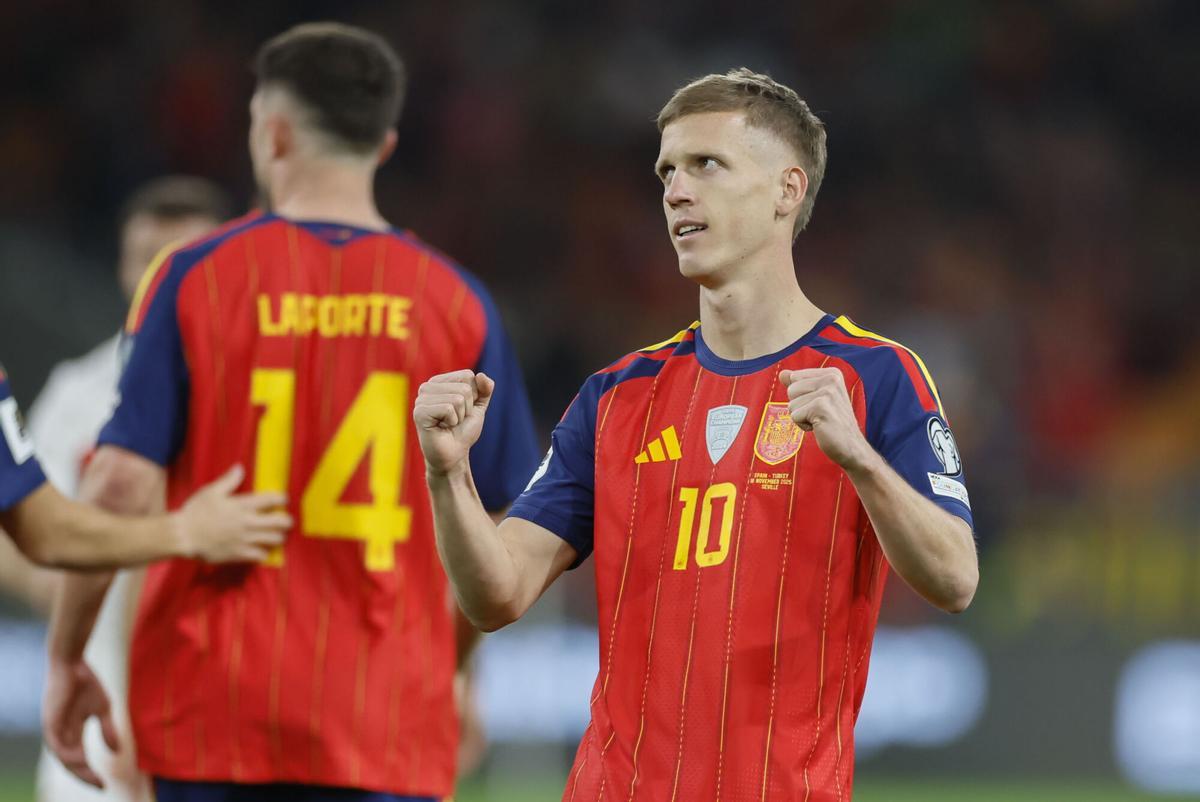 Dani Olmo, ante Turquía