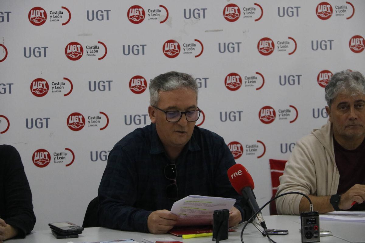 Juan Escudero, secretario general de UGT Zamora.
