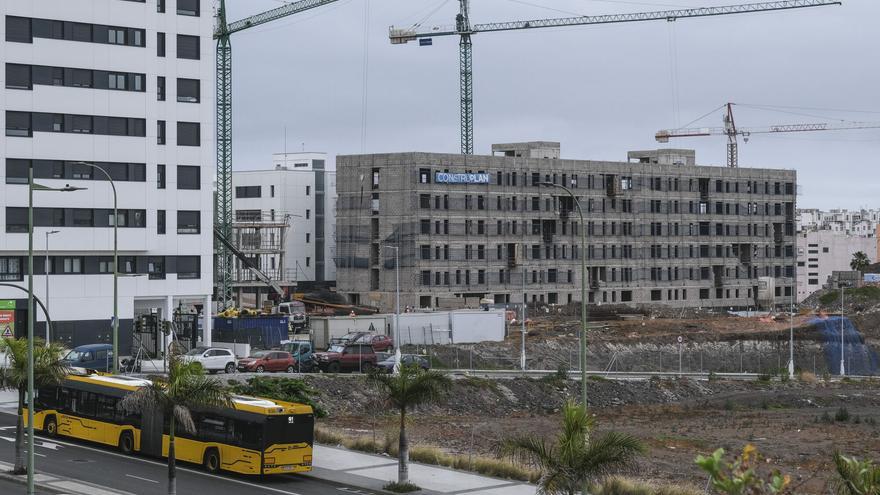 El 38% de las viviendas públicas en construcción en Las Palmas de Gran Canaria están paradas