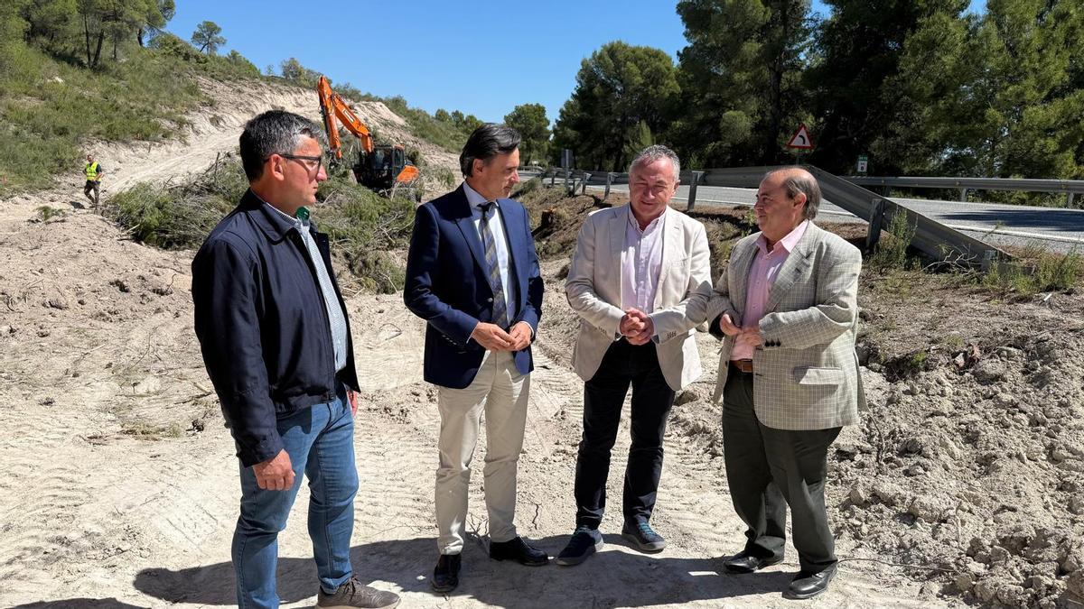 Zona donde se encuentra una curva con alta siniestralidad