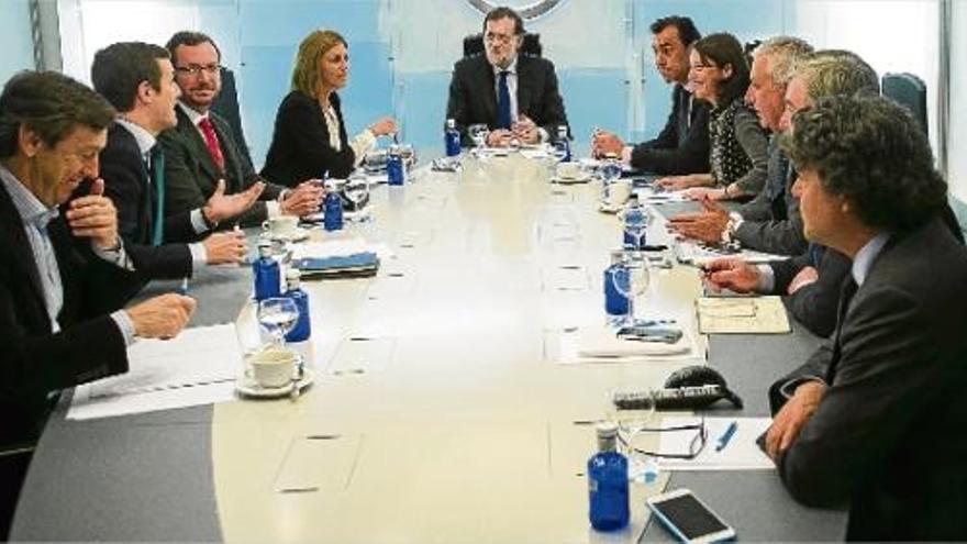 Rajoy va convocar, ahir, la junta directiva 
del PP, a la seu 
de Madrid.