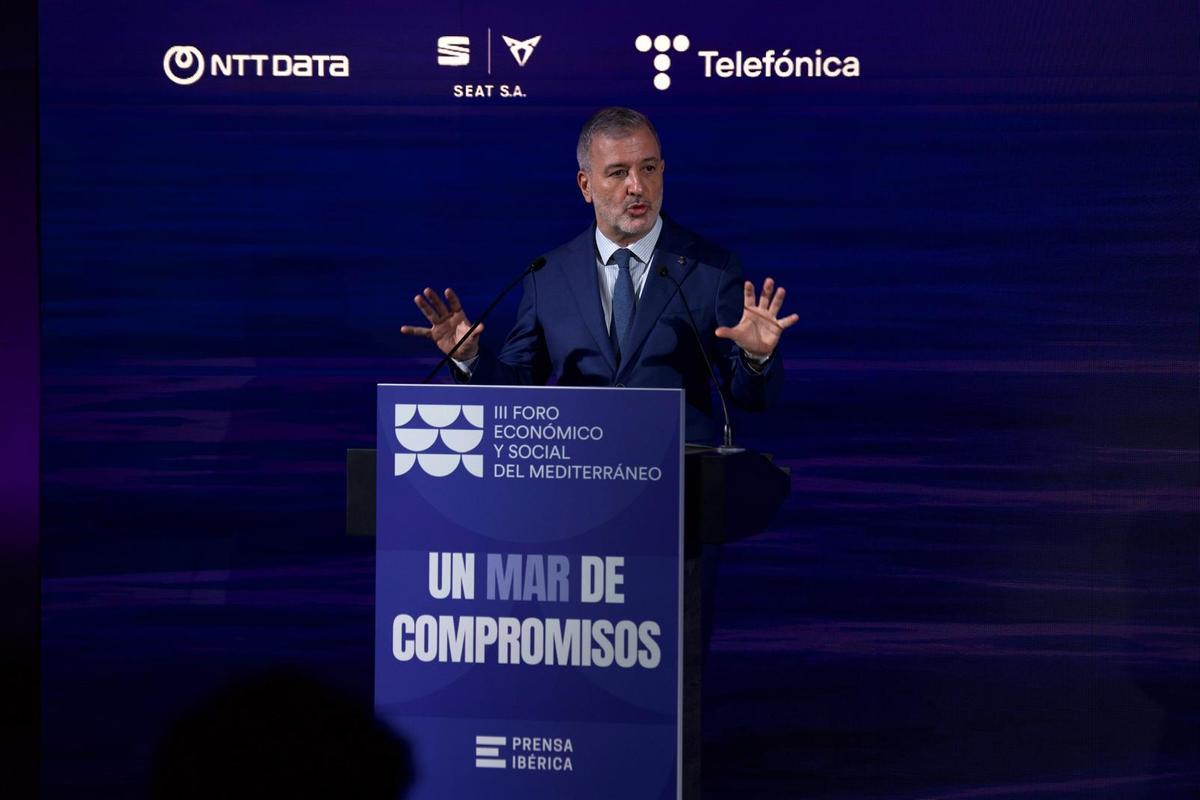 Collboni equipara la inversión pública de Barcelona a la de los JJOO de 1992: "Somos la capital del diálogo en el Mediterráneo"