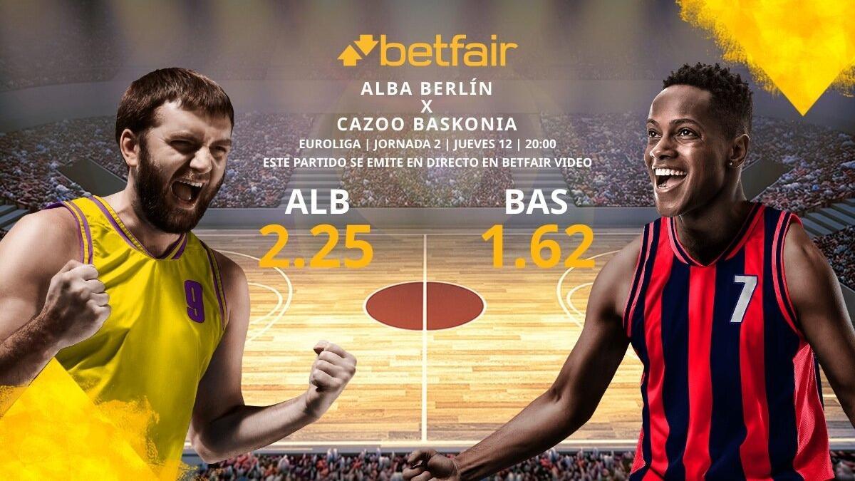 Alba Berlín vs. Baskonia: horario, TV, estadísticas, clasificación y pronósticos de la Euroliga