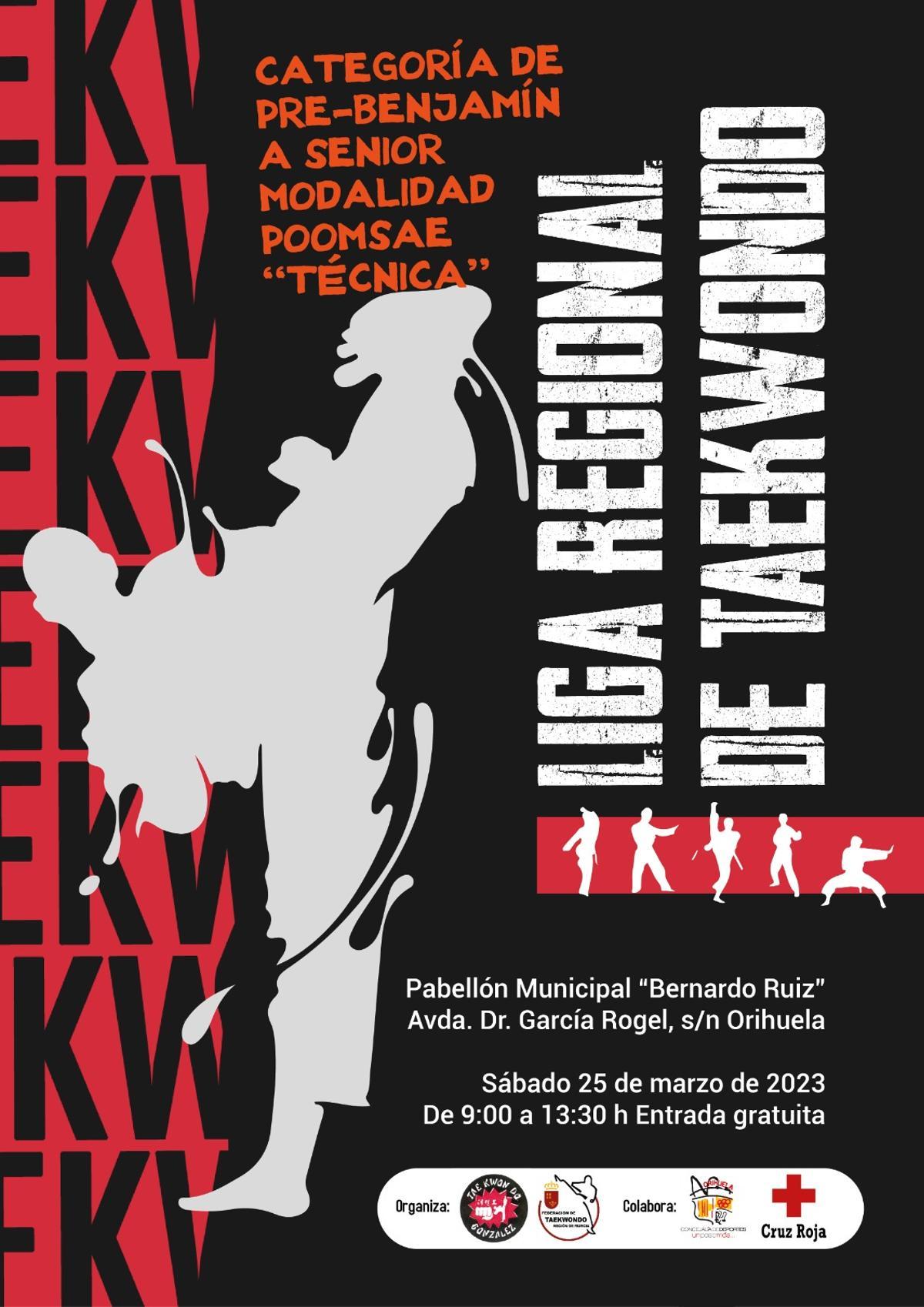 Cartel de la jornada de Liga de Taekwondo