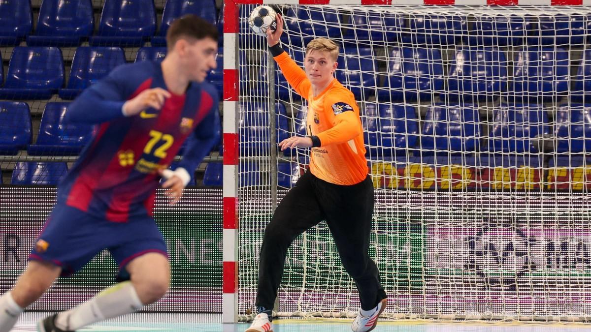 Hallgrímsson, en una acción de partido