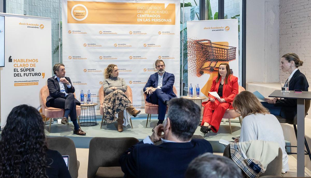 Un momento del debate organizado por Consum sobre el 'súper' del futuro.