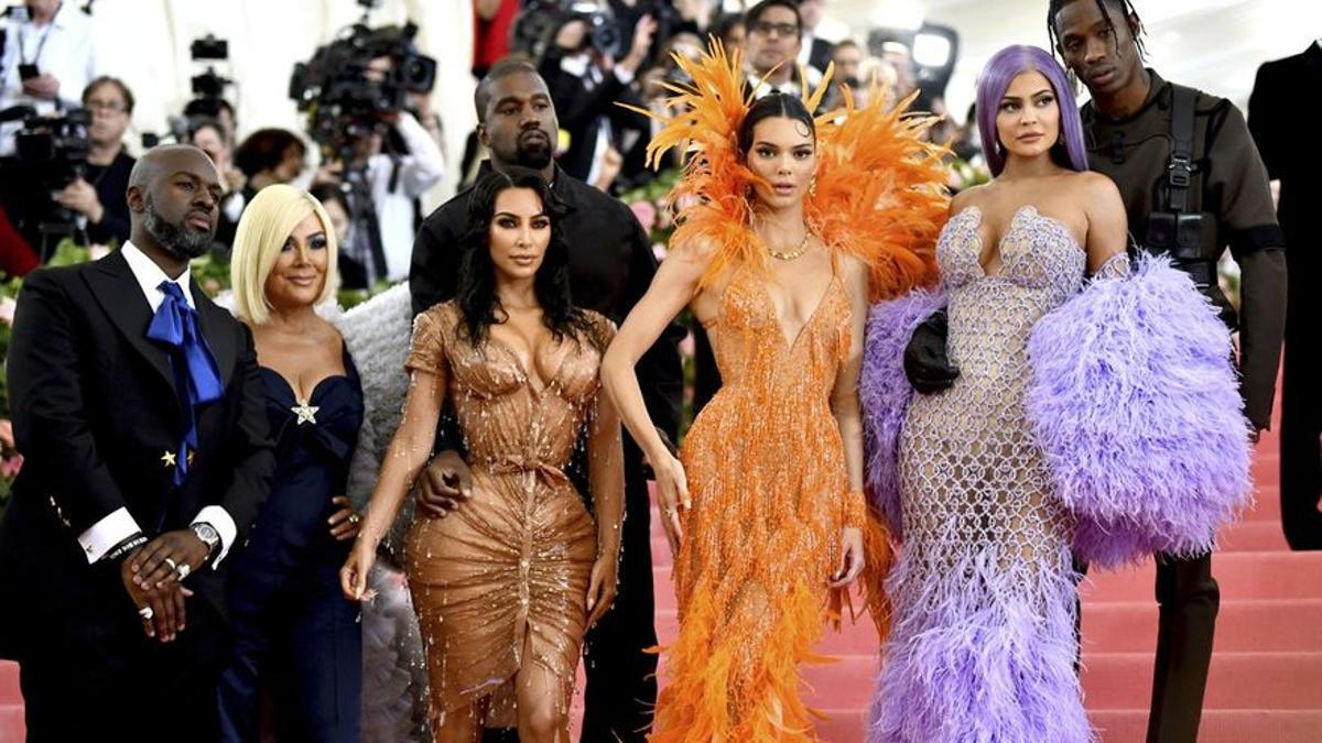 El clan Kardashian en la gala MET del 2019.