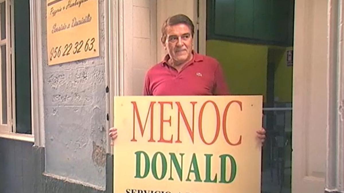 José Antonio Calvo, dueño de Menoc Donald, ahora Menoc Burguer, en Cadiz