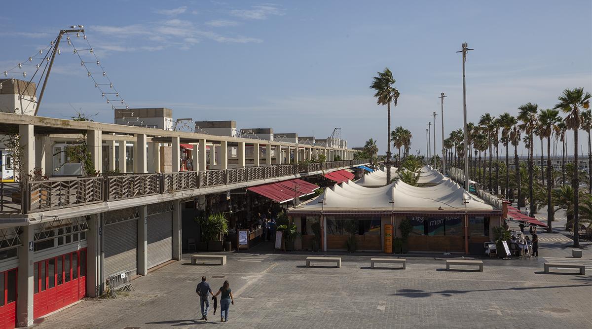 Futuro balcón gastronómico en el Port Olímpic