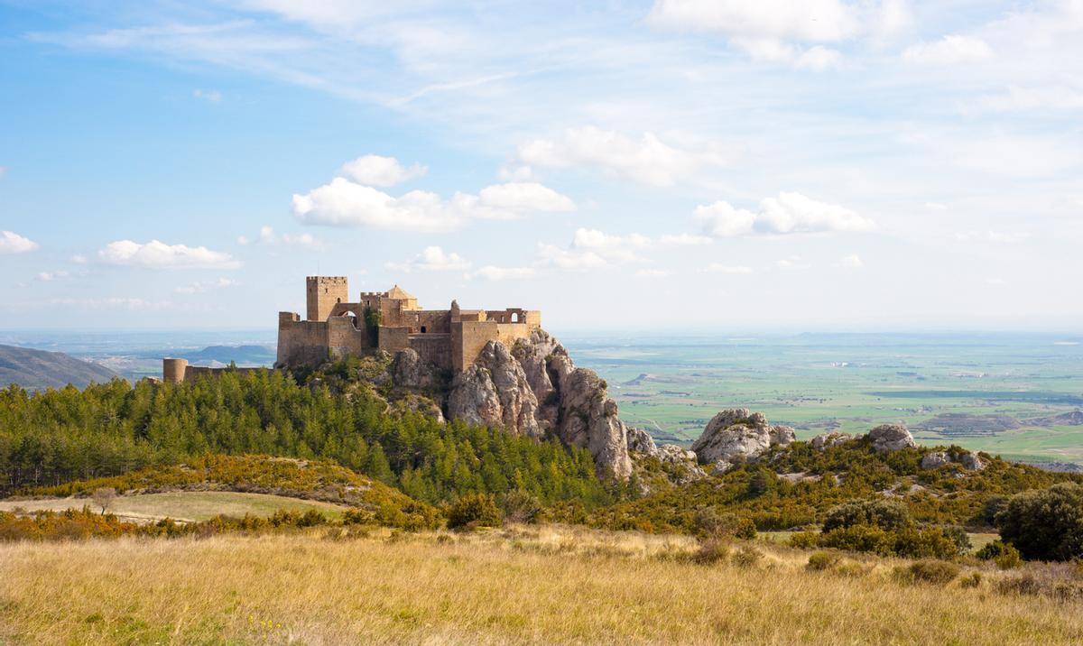 Vista del castillo de Loarre.