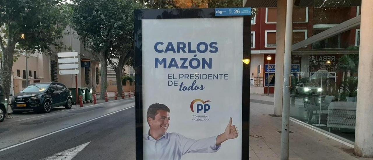 Uno de los espacios publicitarios contratados por el PP.