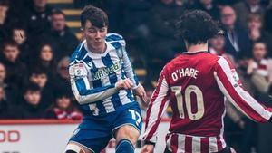 El Sheffield Wednesday, en el partido que certificó su descenso ante el Sheffield United