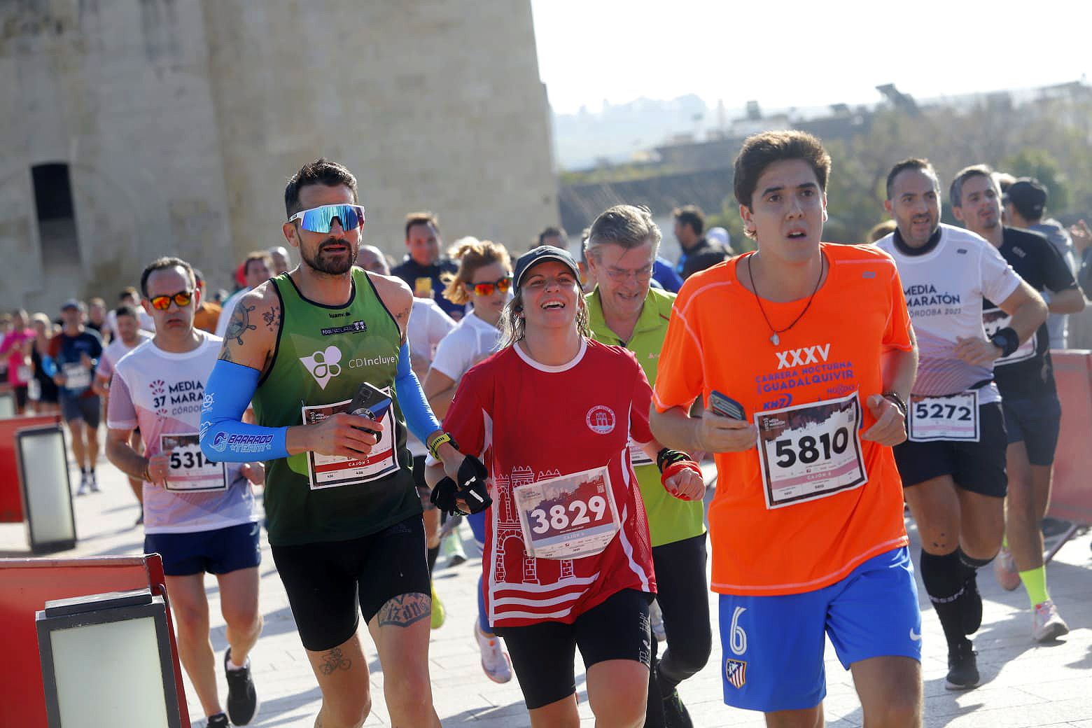 Media Maratón de Córdoba 2023: la carrera, en imágenes