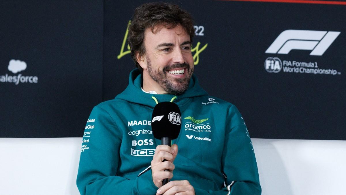 Fernando Alonso, en rueda prensa