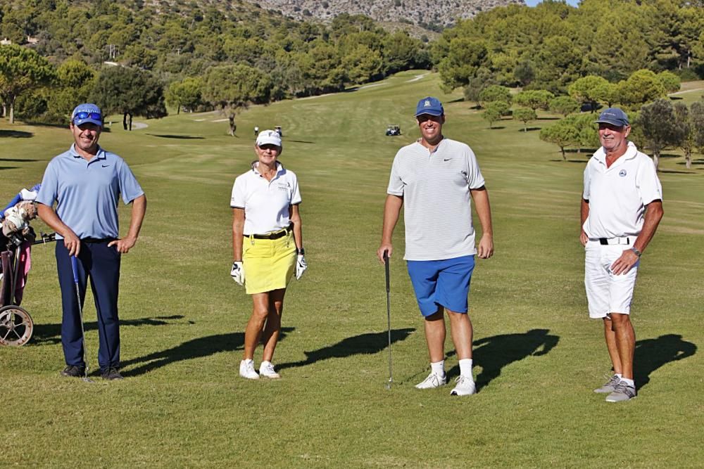 Das Wetter spielte beim Golftunier auch mit.