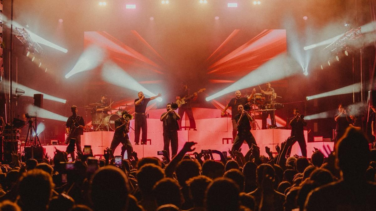 La Fúmiga durant el concert que va fer la Festa Major de Martorell