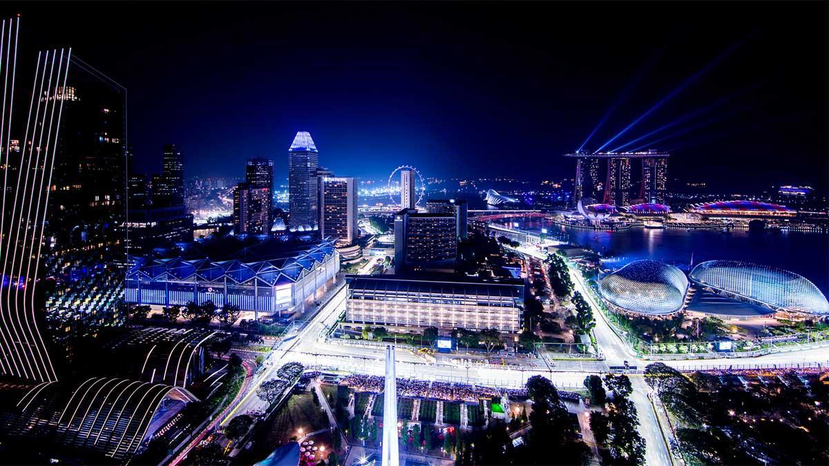 El GP de Singapur, la gran cita nocturna en el calendario de F1