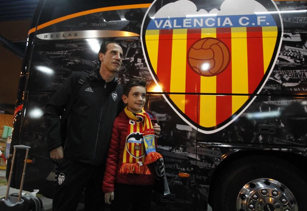 El Valencia ya está en Sevilla para el partido contra el Betis