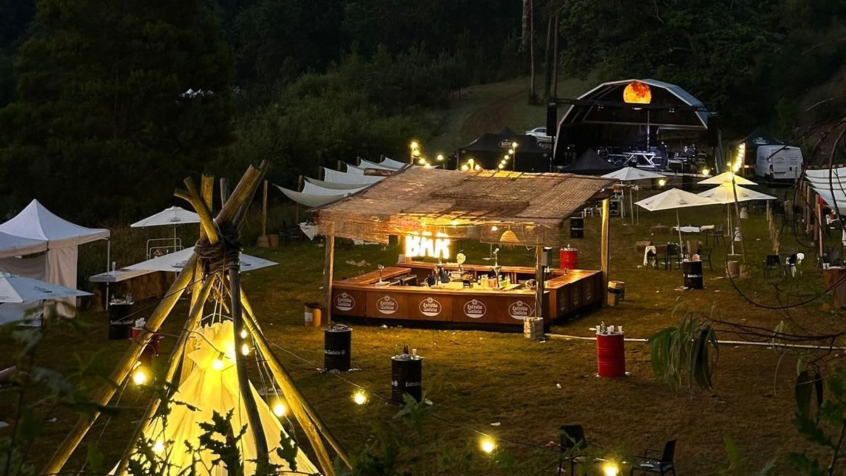 Vista del festival en Oza-Cesuras, en A Coruña.