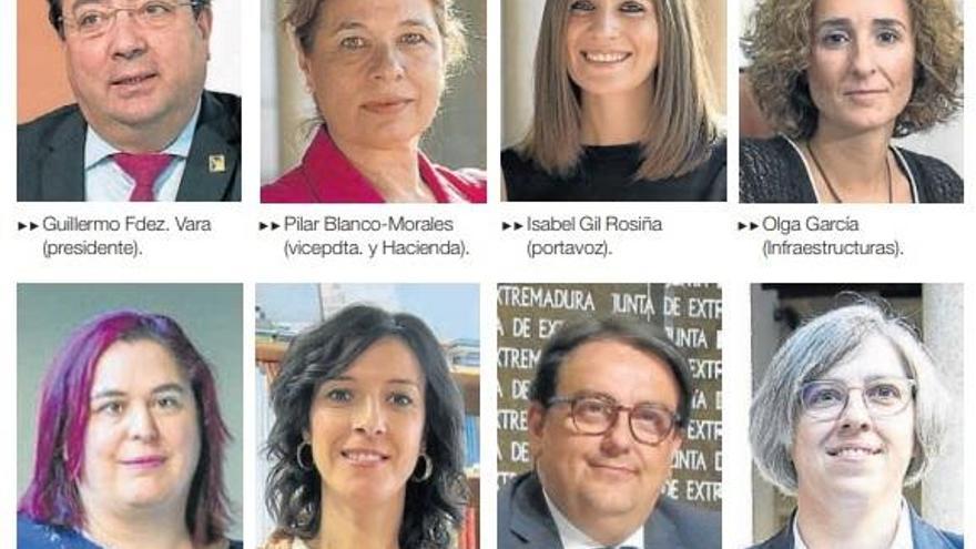 Vara nombra a otra mujer y conforma un Gobierno extremeño de consejeras