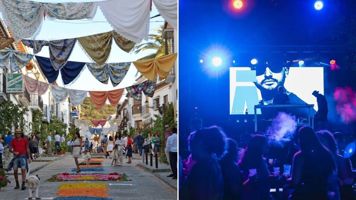 El pueblo de Málaga que celebra esta semana su Corpus Christi con conciertos, casetas y Djs: programación, horarios y ubicación