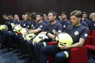 La toma de posesión de los bomberos de Córdoba,  en imágenes