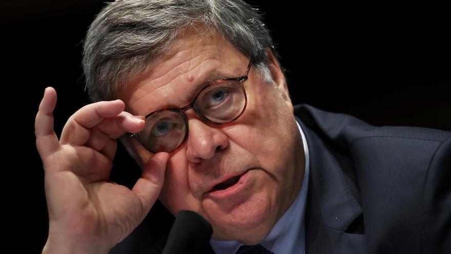 El fiscal general, William Barr.