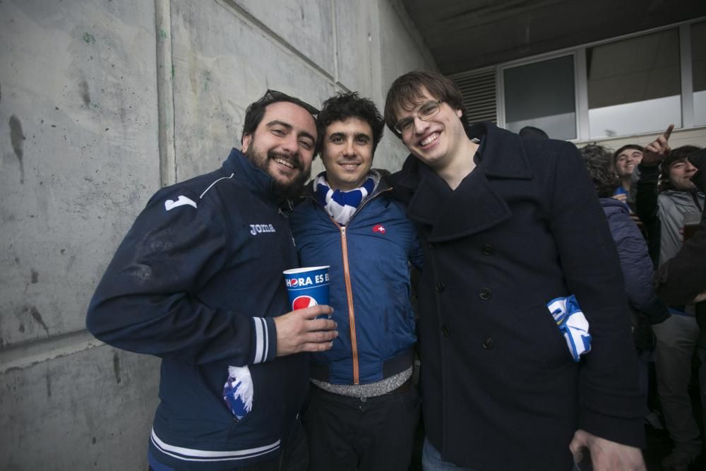 La afición azul apoya a su equipo