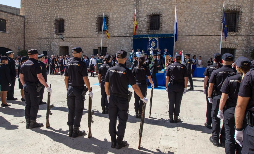 Un momento del acto de la Policía.