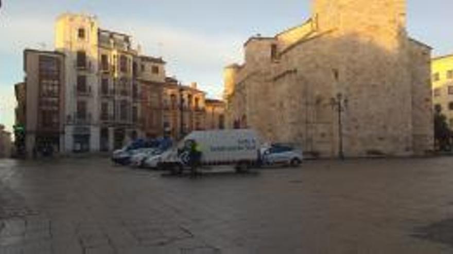 La Plaza Mayor de Zamora.