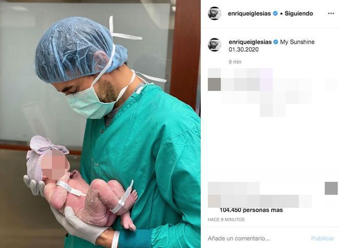 Enrique Iglesias nos presenta a su &quot;Sunshine&quot;, su tercer hijo