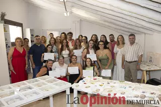 Clausura curso de boradado en Caravaca