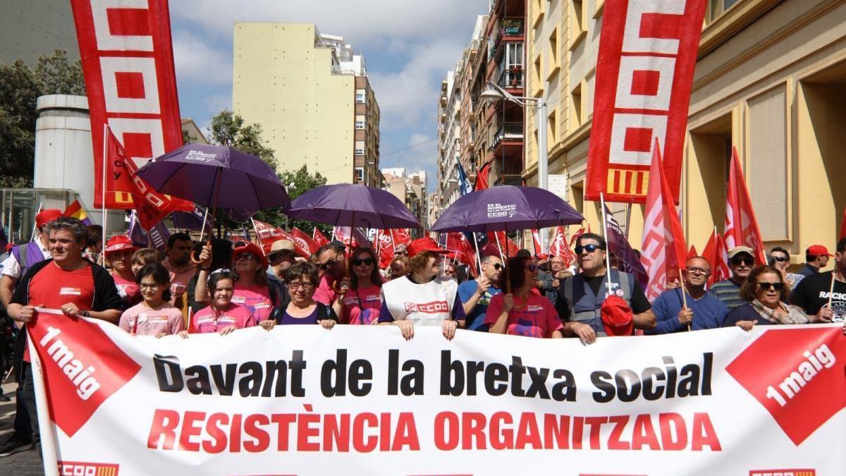 Los sindicatos urgen recuperar derechos laborales en Castellón