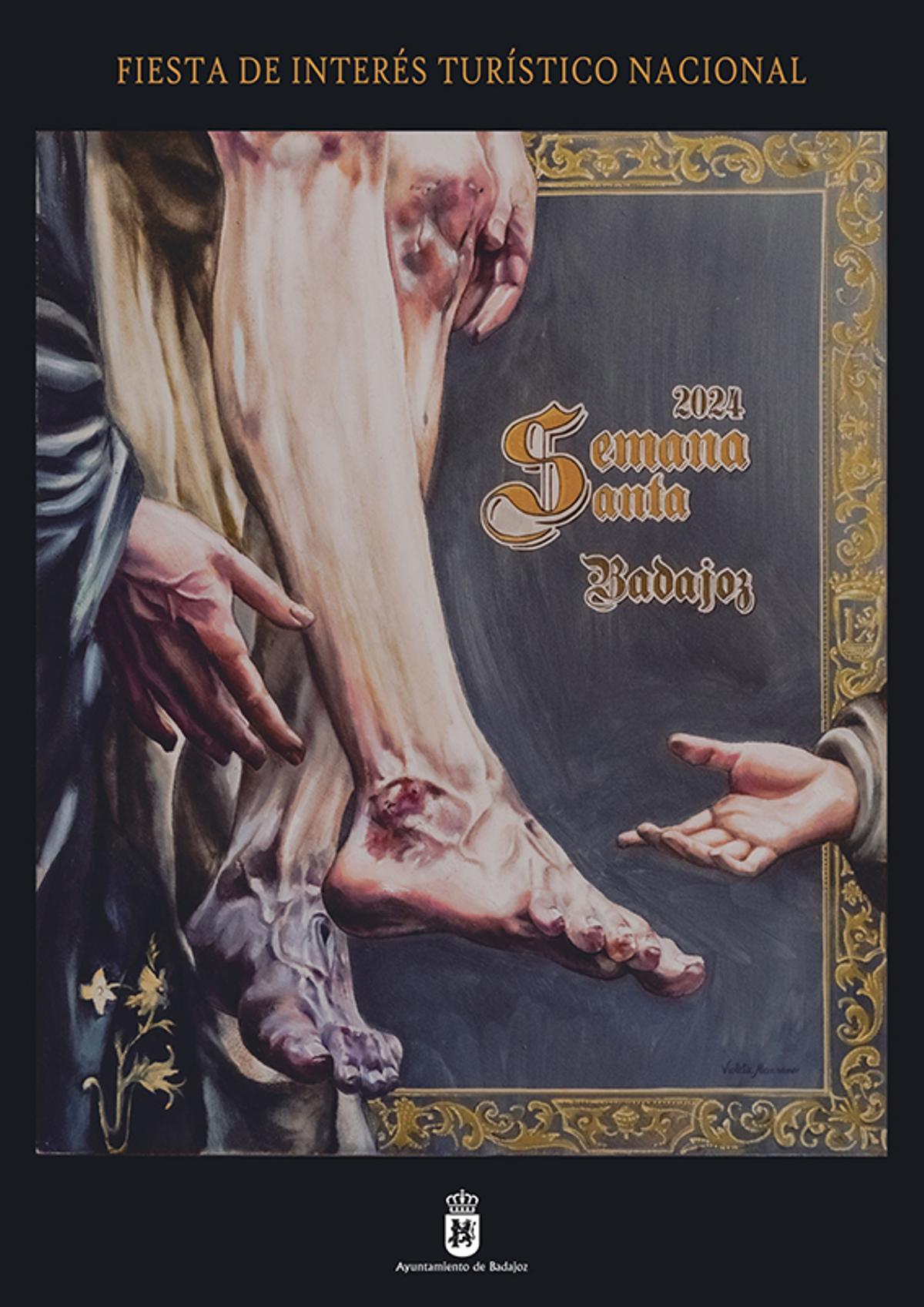 Cartel de la Semana Santa de Badajoz de 2024 que firmó Violeta Manzano.