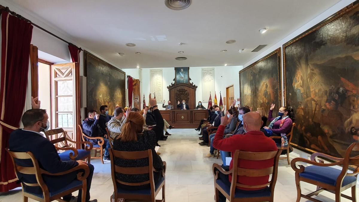 La Sala de Cabildos ha acogido el Pleno extraordinario, este viernes.