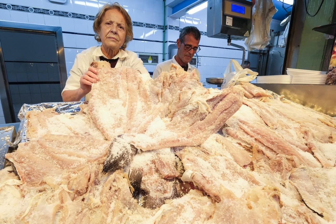 Compra de los ingredientes para el sancocho de Semana Santa