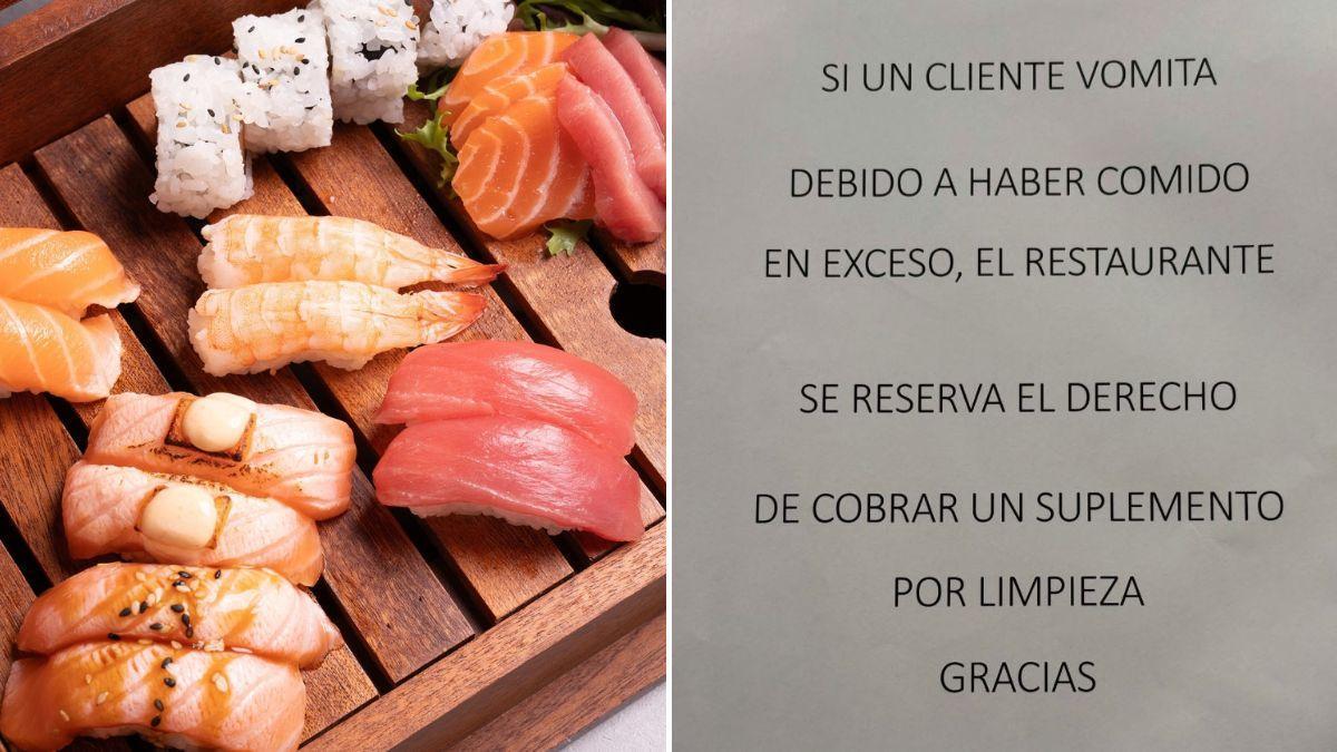 Ni platos llenos ni comida desperdiciada: este es el suplemento que cobrará un buffet de Sevilla si el cliente vomita