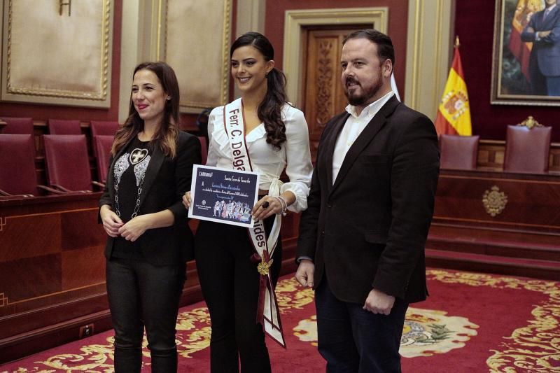 Recepción a las candidatas a Reinas del Carnaval