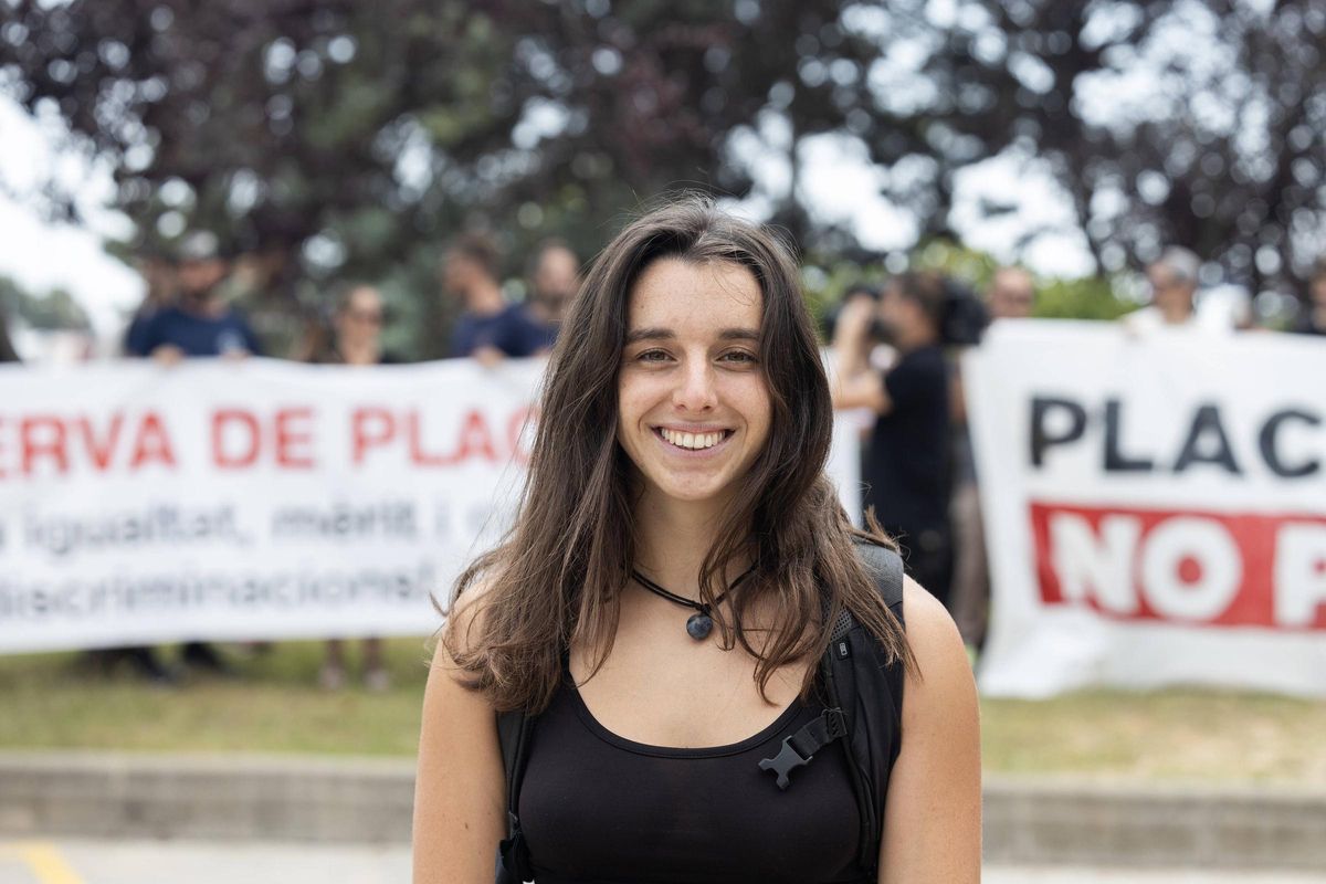Clara, una opositora abiertamente en contra de la reserva del 40%