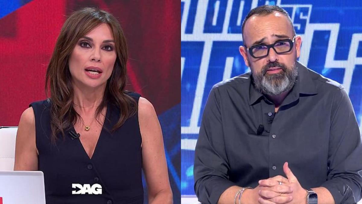Marta Flich en 'Directo al grano'. / Risto Mejide en 'Todo es mentira'.