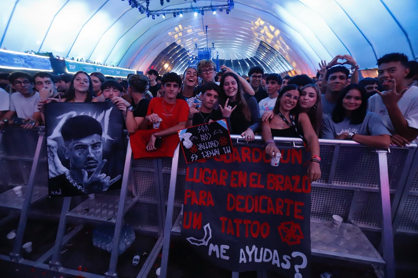 Zaragoza abraza la argentinidad de Duki en el Espacio Zity