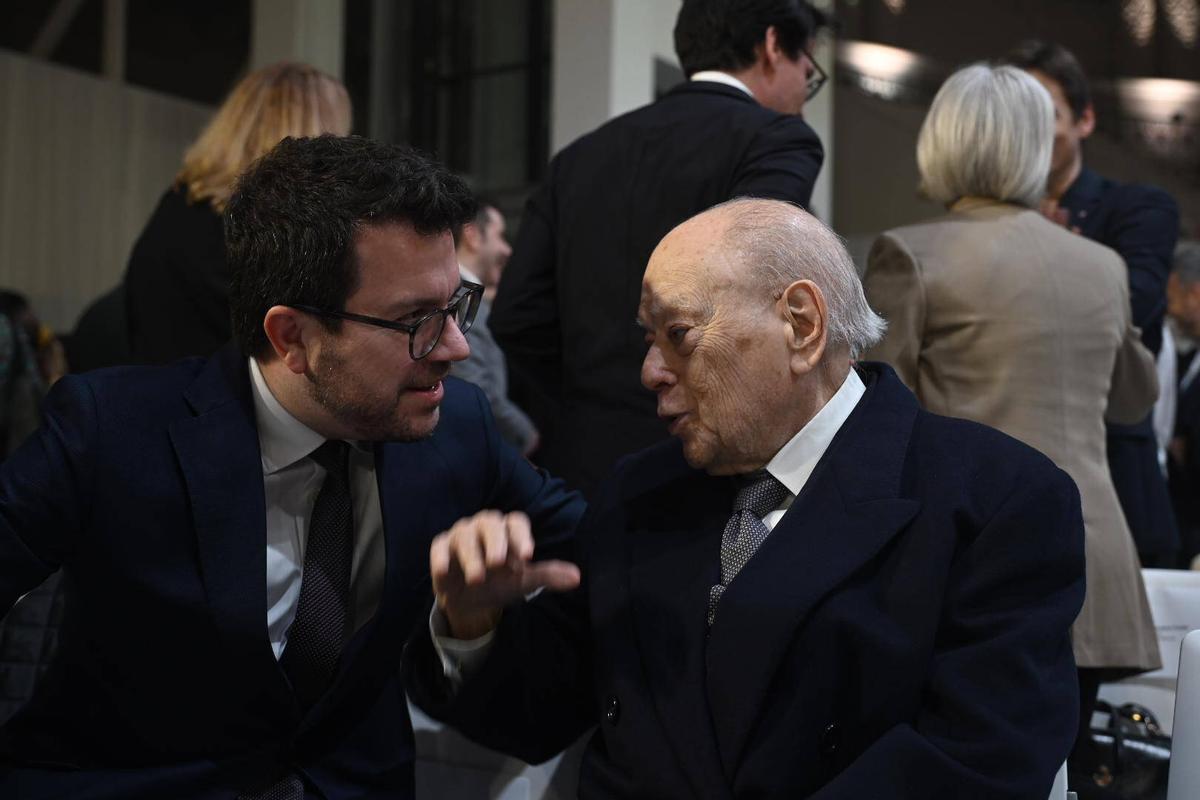 Los expresidentes de la Generalitat, Jordi Pujol y Pere Aragonés,  invitados a la 75 Nit de Les Lletres Catalanes.