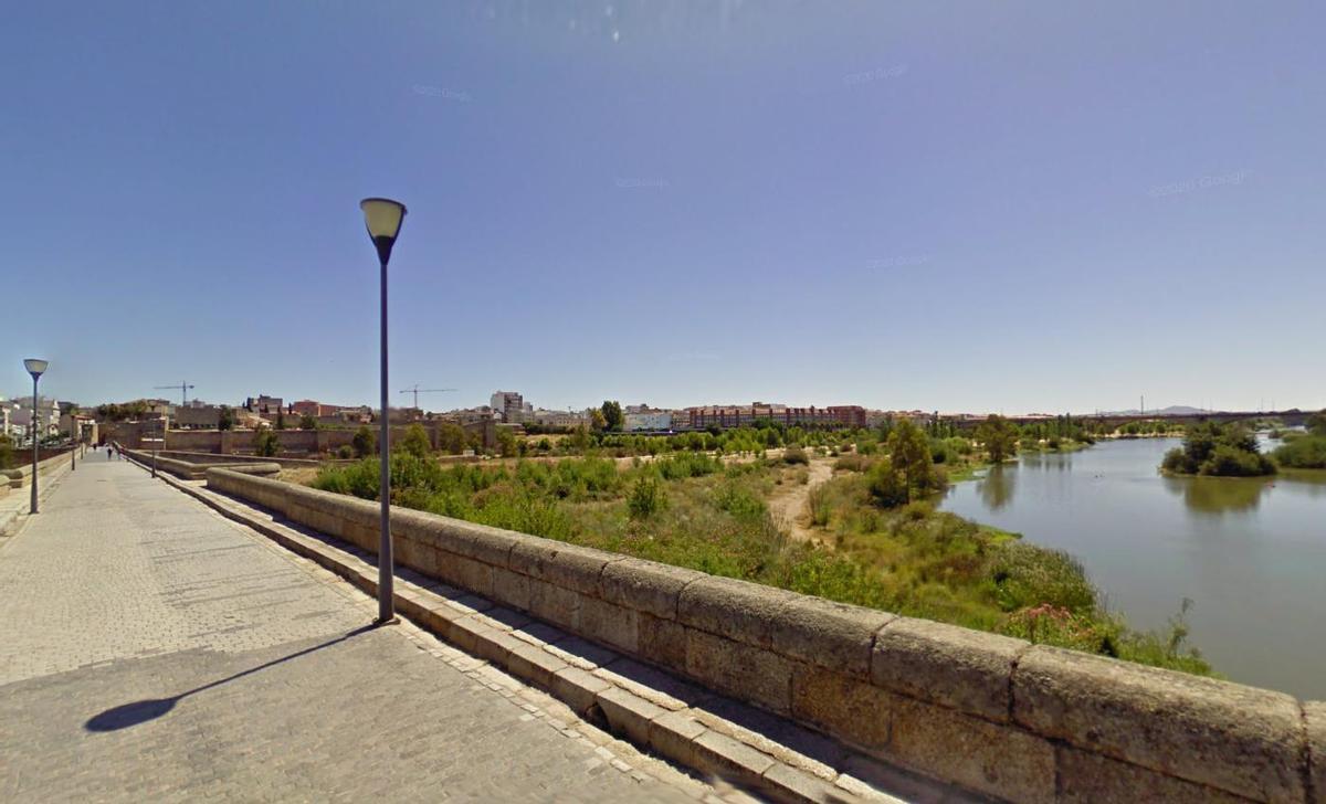Vista desde el Puente Romano de Mérida