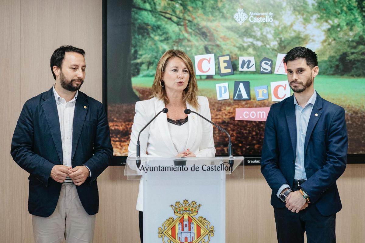 Toledo, Carrasco y Ramírez, este martes, en la presentación del proceso de participación.