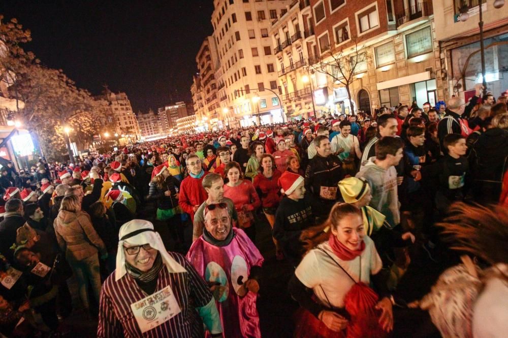 Participantes en la San Silvestre de Valencia