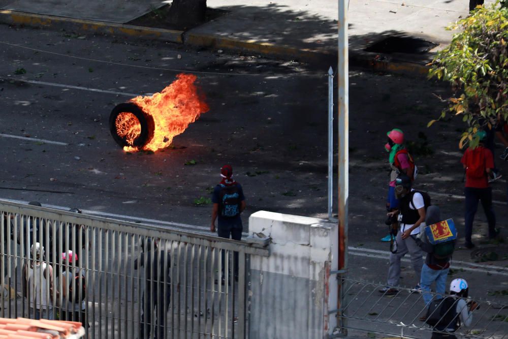 Un nuevo ''paro cívico'' reaviva las protestas en Venezuela