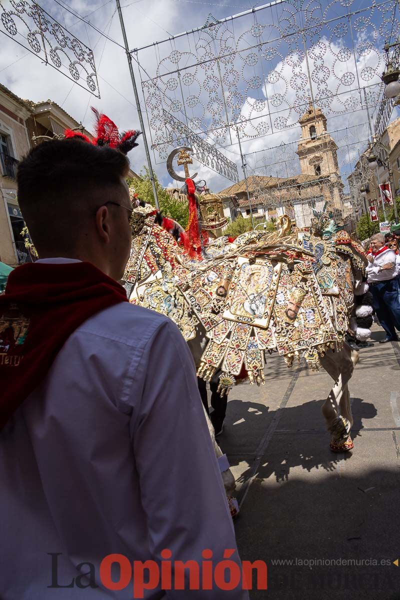 Recorrido Caballos del Vino día dos de mayo en Caravaca