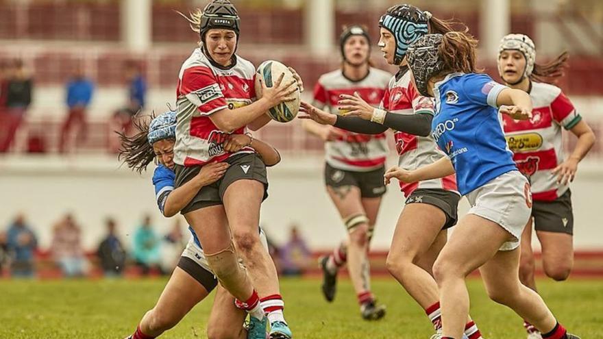 El Gijón Rugby toma ventaja en la final de la Liga Asturcántabra